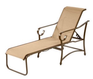 SLING CHAISE LOUNGE
W2310
B. $579.00
 C. $589.00
 D. $599.00
 E. $609.00
