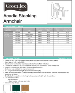 Grosfillex Acadia Armchair