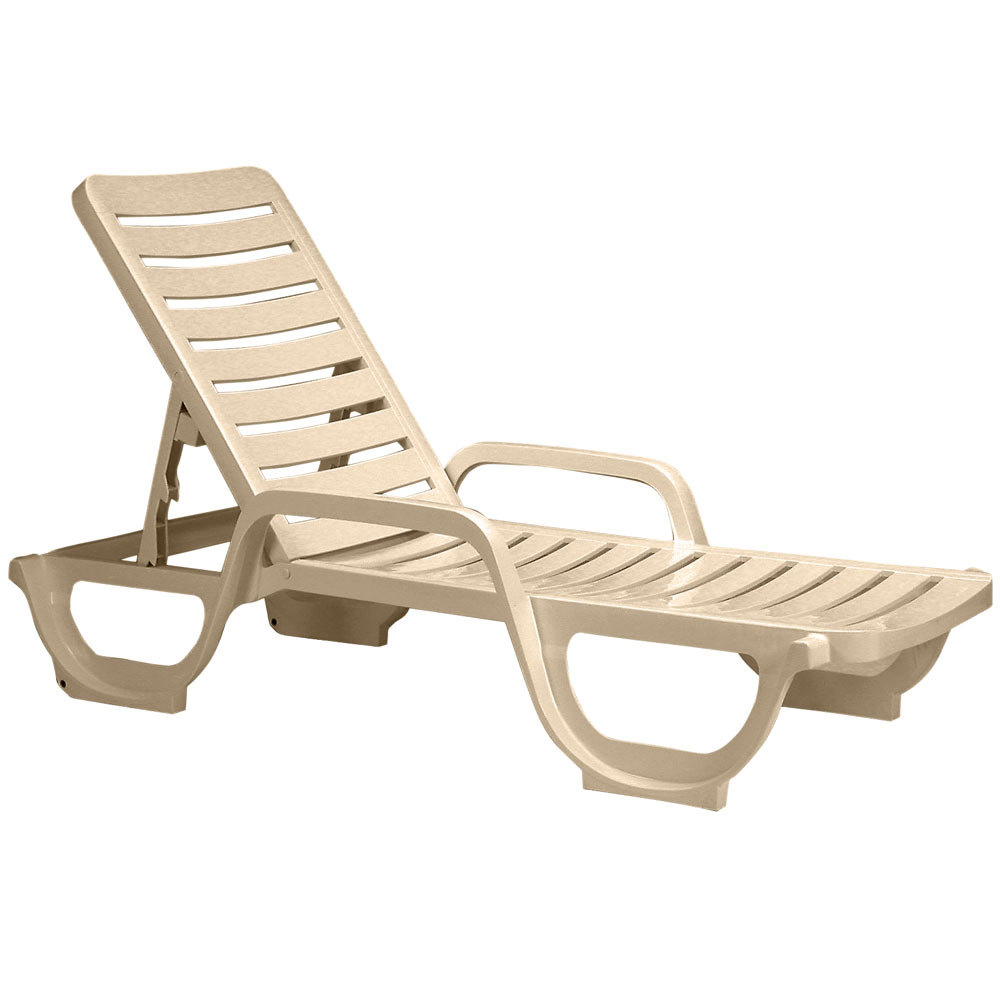 Grosfillex Bahia Chaise Lounge Chairs | Commercial Outdoor Furniture at