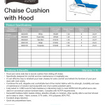 Grosfillex Bahia Chaise Cushion