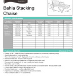 Grosfillex Bahia Stacking Chaise