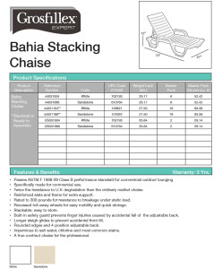 Grosfillex Bahia Stacking Chaise