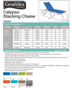 Grosfillex Calypso Chaise