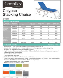 Grosfillex Calypso Chaise