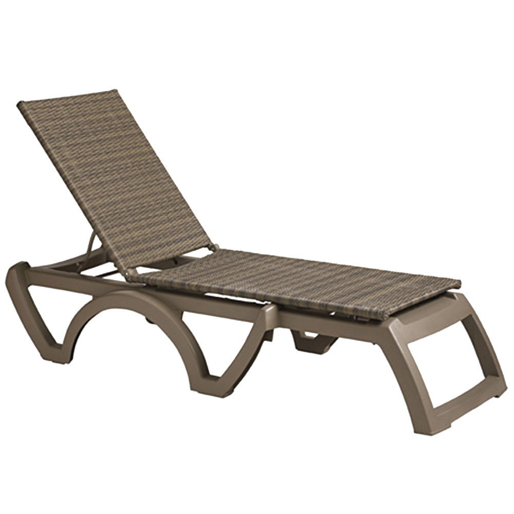 Grosfillex Outdoor Java Patio Chaise | Resort Contract
