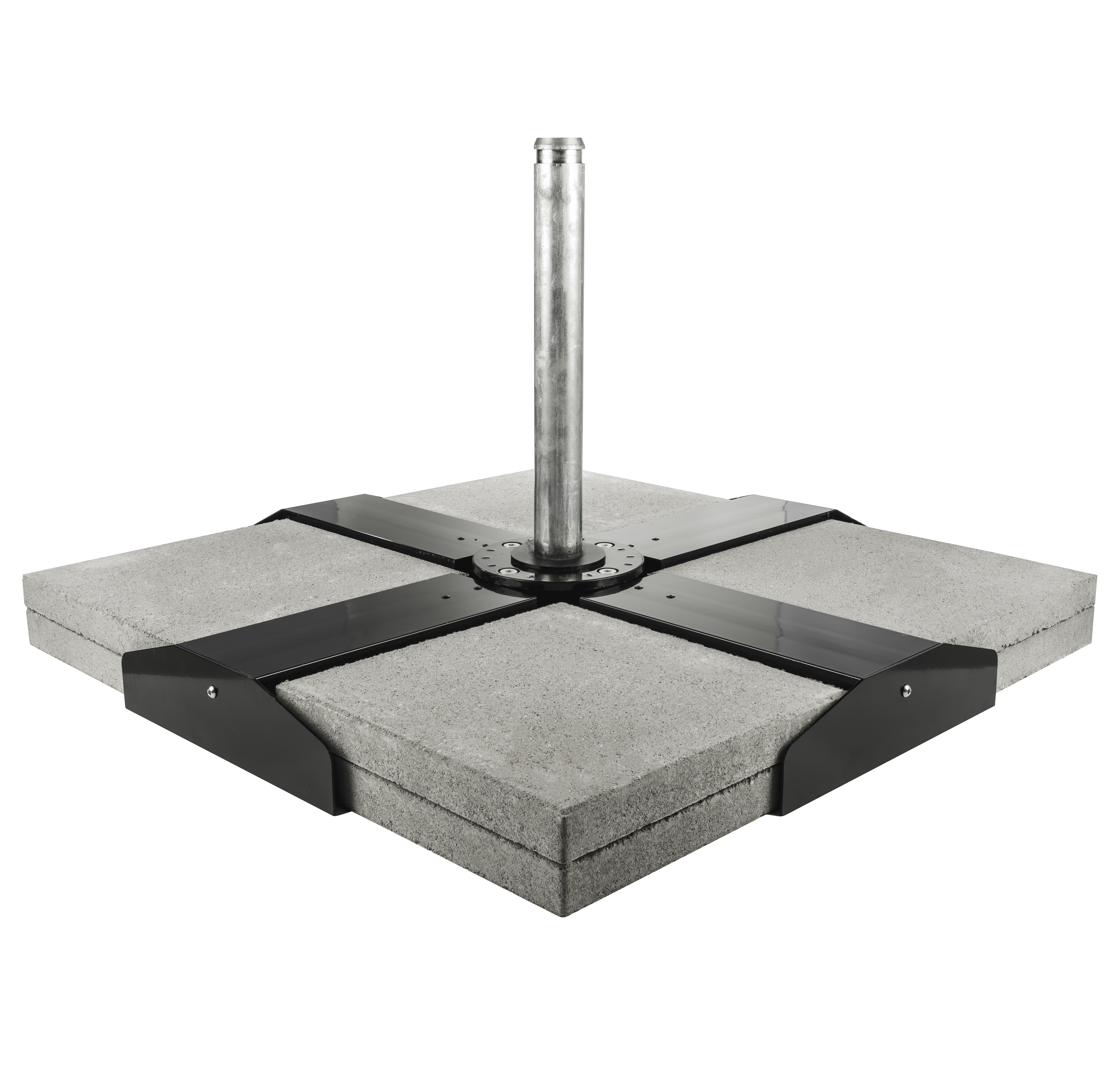 Cross Base Shown With Patio Block(not included)
