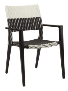 KEY WEST WEAVE ARM CHAIR-BLACK/WHITE
RC2011-BW
 $229.00
CLICK FOR SPEC SHEET
