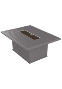 BANCHETTO 54″X42″ RECT FIRE PIT SHOWN IN NICKEL
401767FP-24
