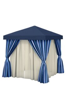 10’X10′ CABANA NO VENT WITH SHEERS
NS010A238SH
SPEC SHEET
